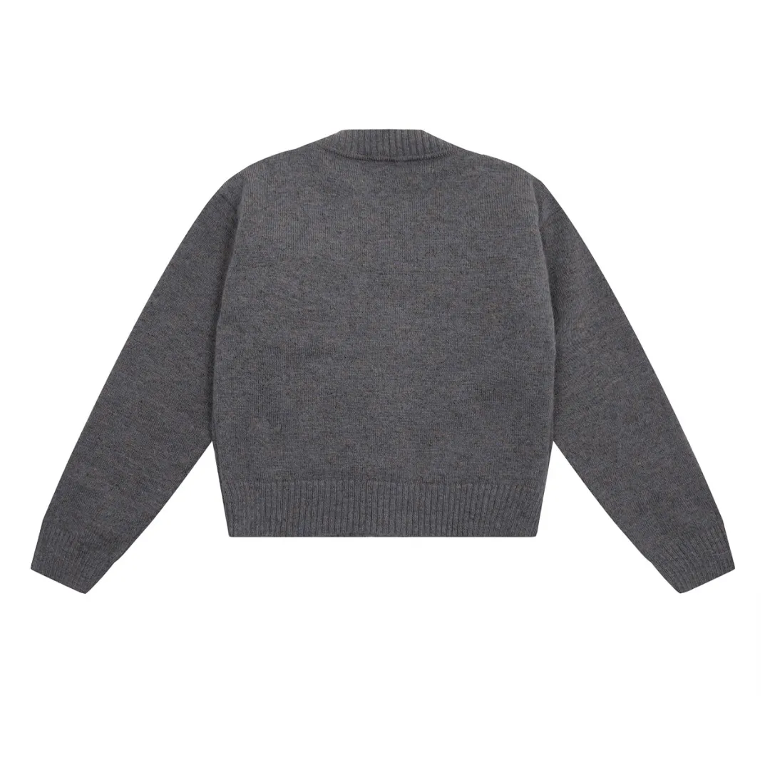VIVI 134#Top quality" vivienne west wood 25 spring new model Saturn embroidery fake two-piece short cardigan Size: 1 yard (90-110 pounds) 2 yards (110-130 pounds) 3 yards (130-150 pounds) Color: black gray khaki